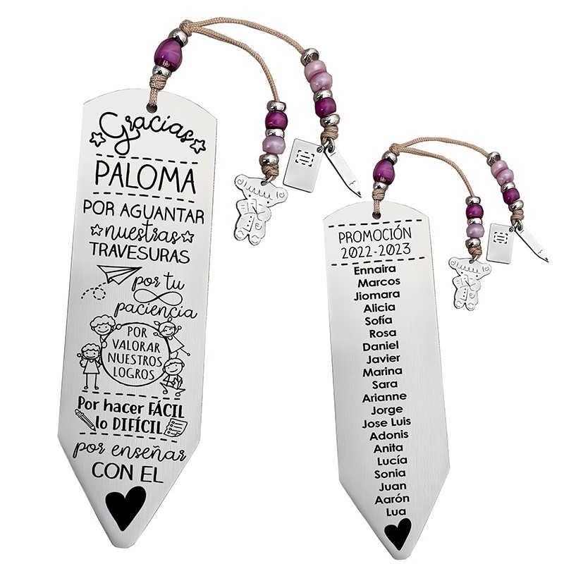 Marcapáginas personalizado | Dcorazón