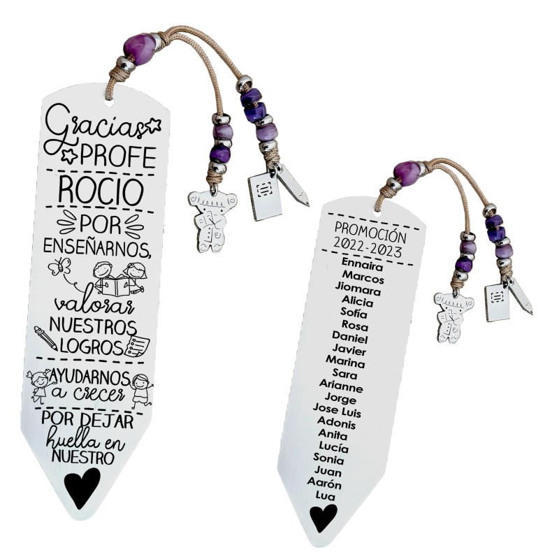 Marcapáginas personalizado | Dcorazón