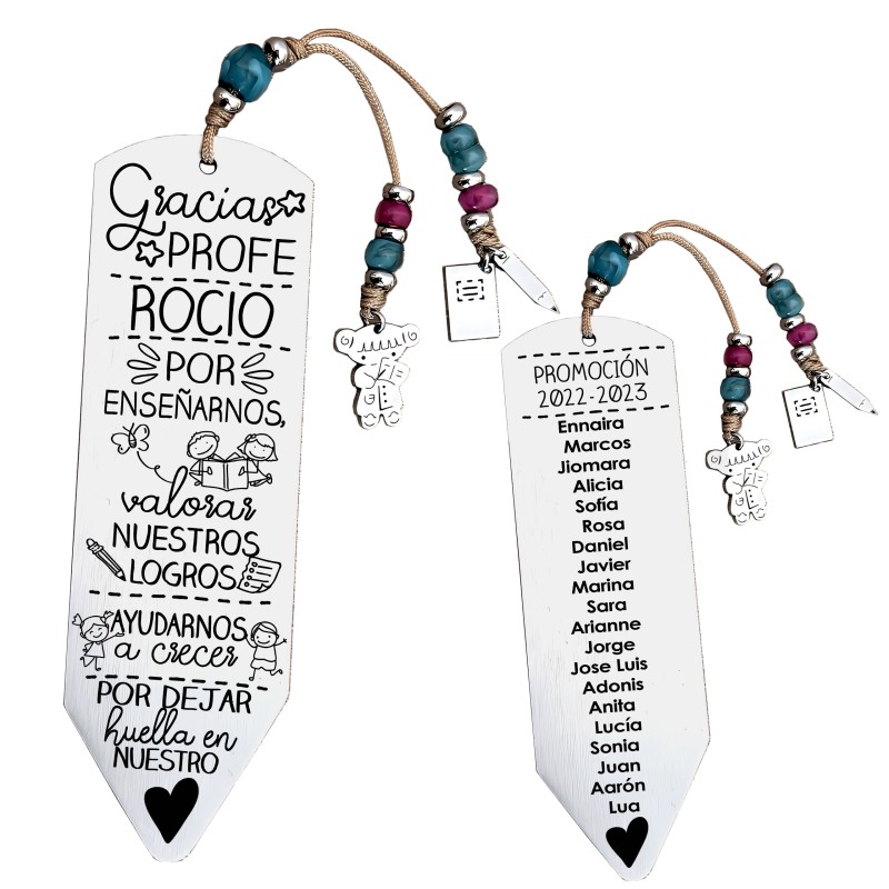 Marcapáginas personalizado | Dcorazón