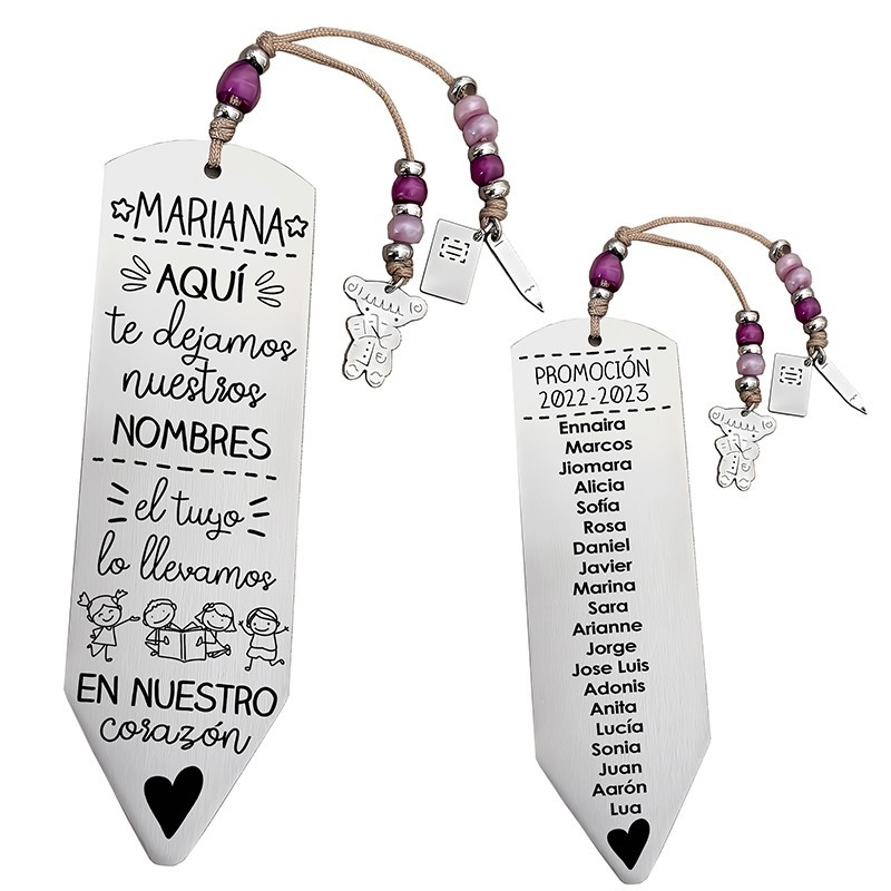 Marcapáginas personalizado | Dcorazón