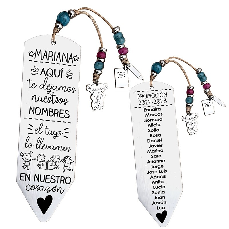 Marcapáginas personalizado | Dcorazón