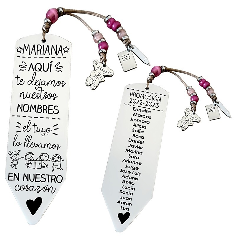 Marcapáginas personalizado | Dcorazón