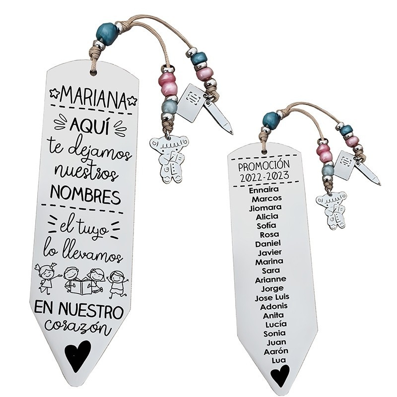 Marcapáginas personalizado | Dcorazón