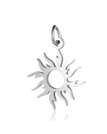 Abalorio sol de acero | Creasentidos