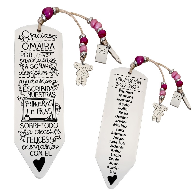 Marcapáginas personalizado | Dcorazón