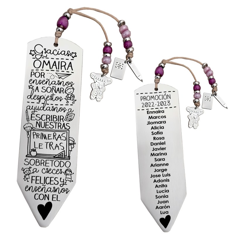 Marcapáginas personalizado | Dcorazón