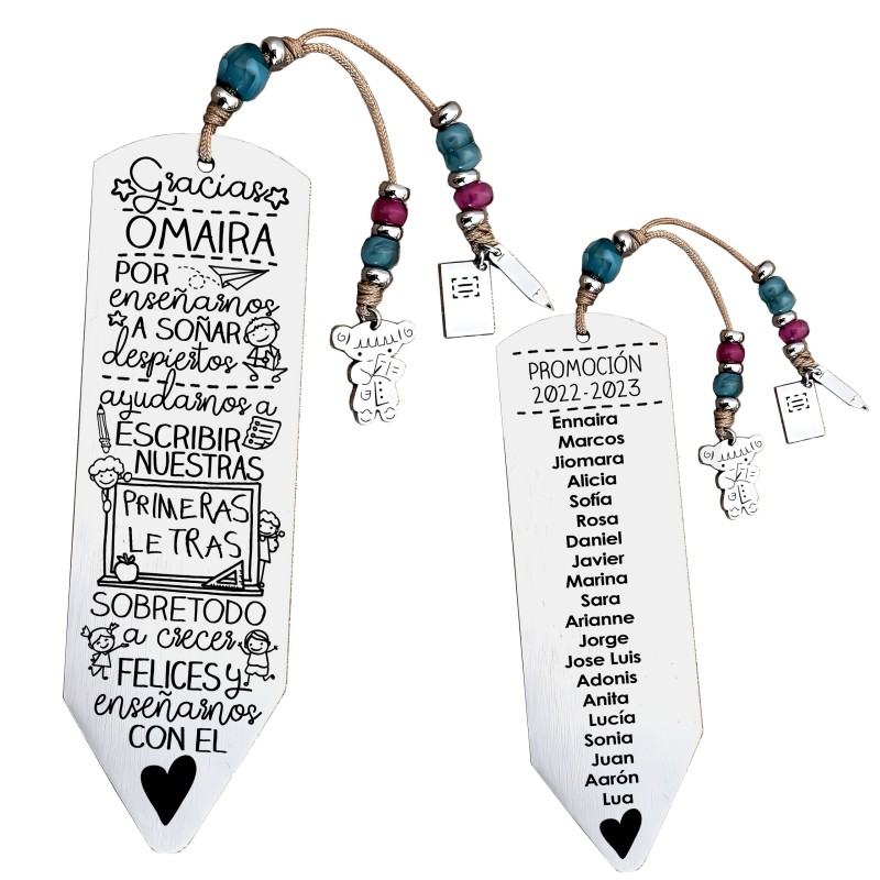 Marcapáginas personalizado | Dcorazón