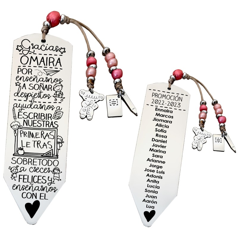 Marcapáginas personalizado | Dcorazón