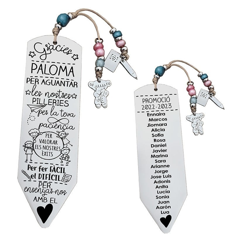 Marcapáginas personalizado | Dcorazón