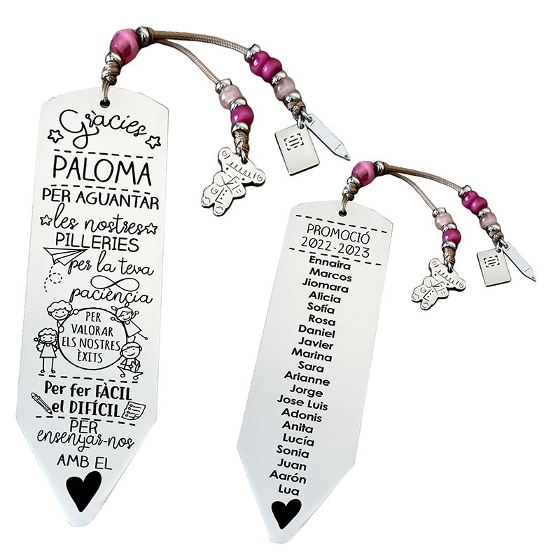 Marcapáginas personalizado | Dcorazón