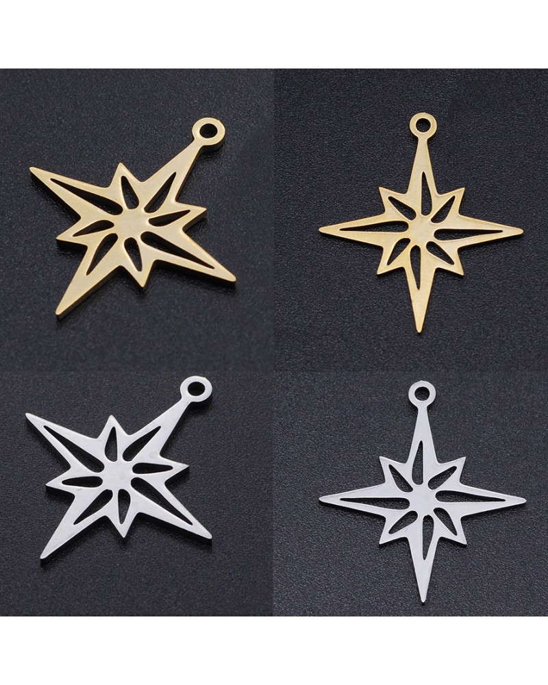 Abalorio estrella de acero | Creasentidos