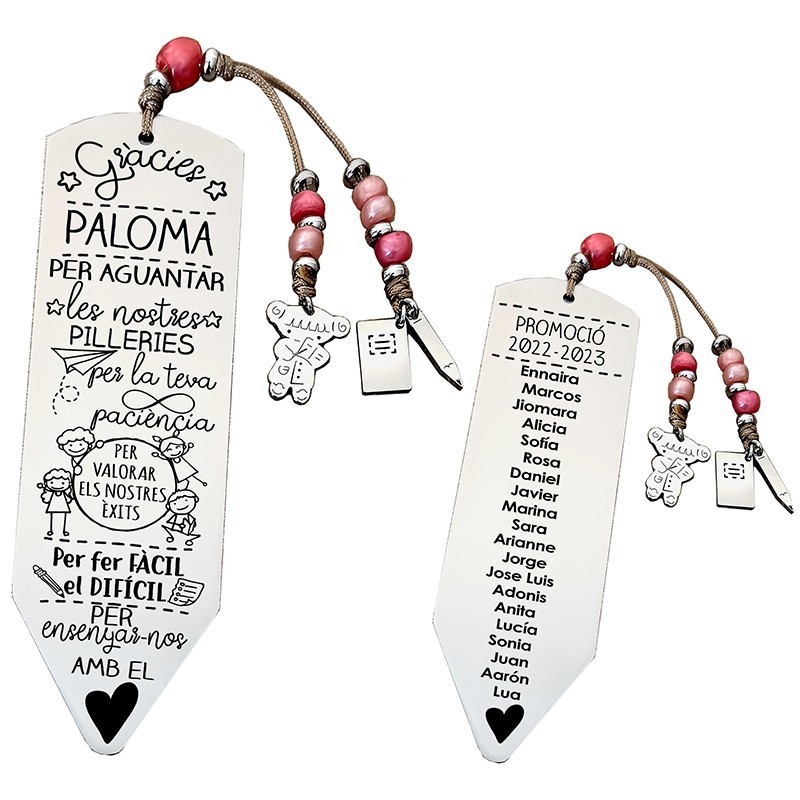 Marcapáginas personalizado | Dcorazón