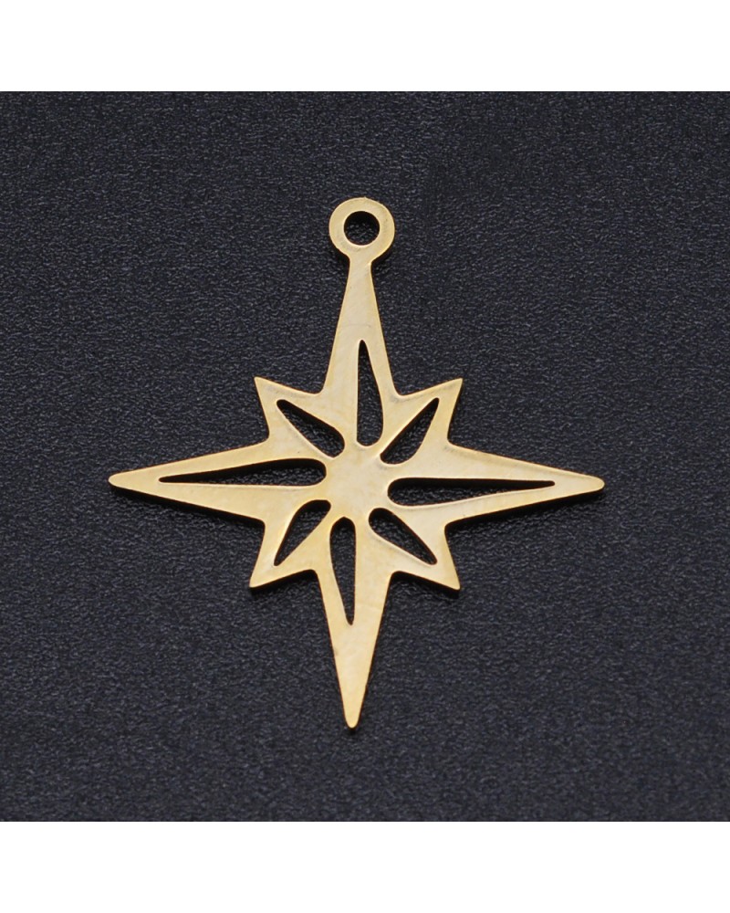 Abalorio estrella de acero | Creasentidos