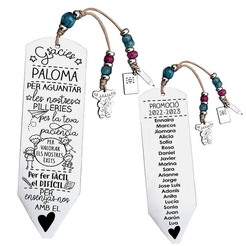 Marcapáginas personalizado | Dcorazón