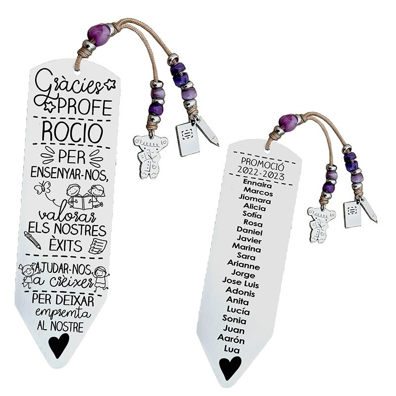 Marcapáginas personalizado | Dcorazón