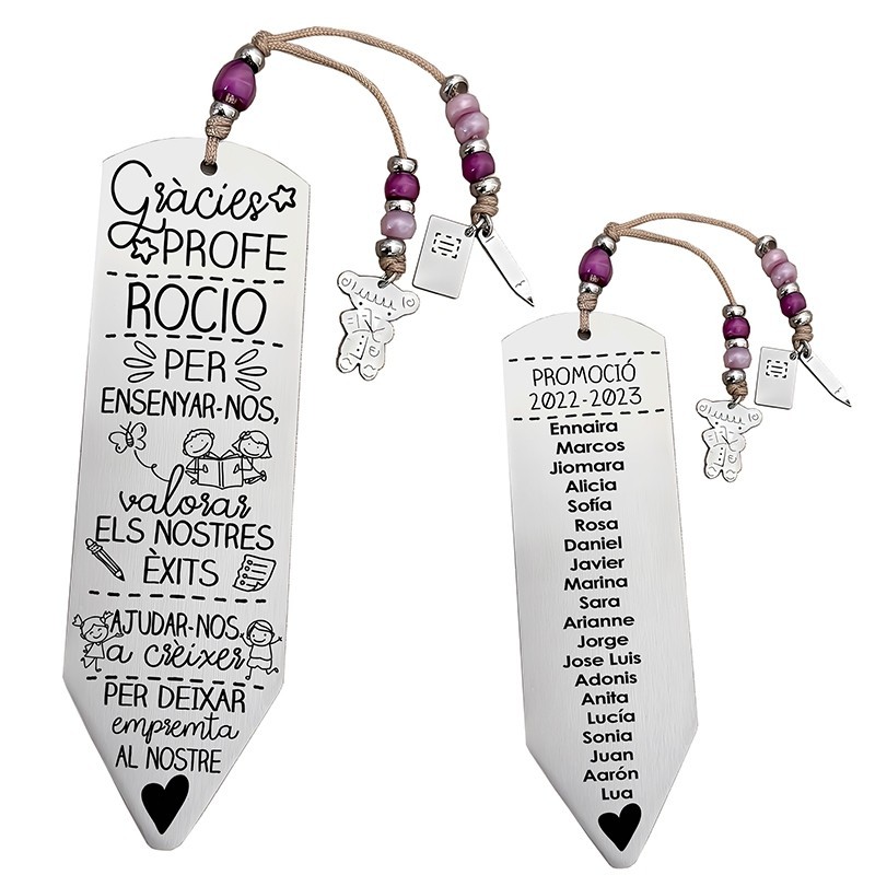 Marcapáginas personalizado | Dcorazón