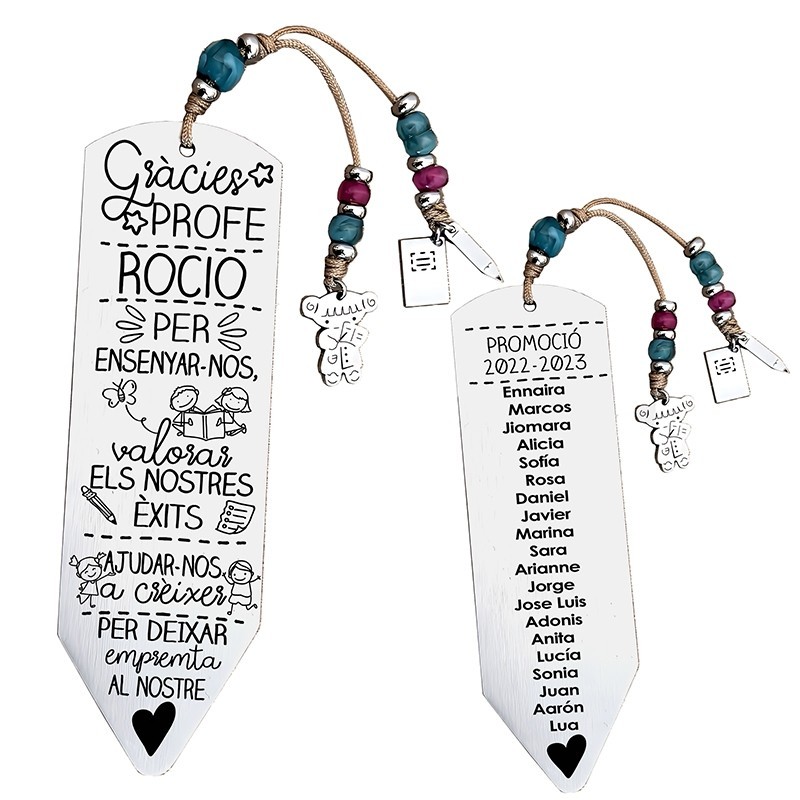 Marcapáginas personalizado | Dcorazón