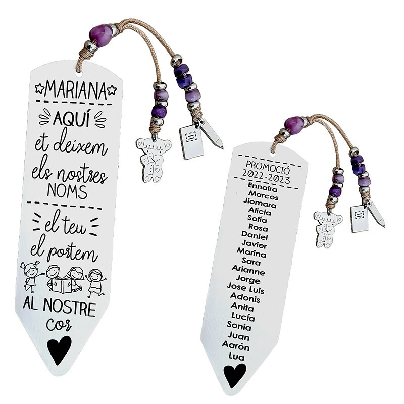 Marcapáginas personalizado | Dcorazón