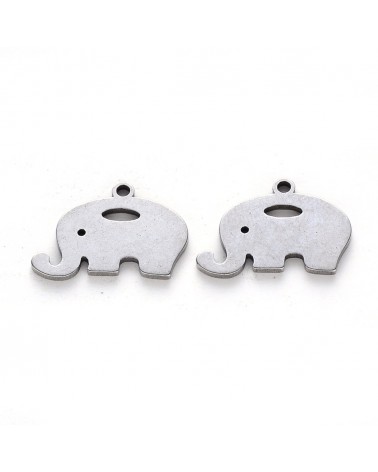 Abalorio elefante de acero | Creasentidos