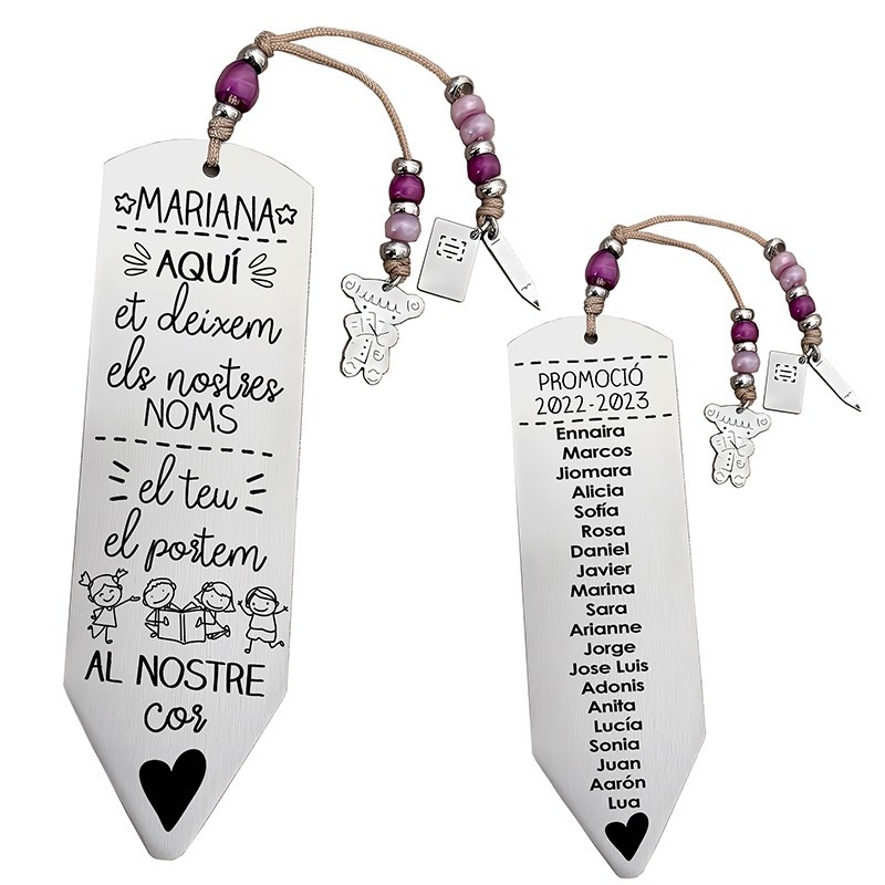 Marcapáginas personalizado | Dcorazón