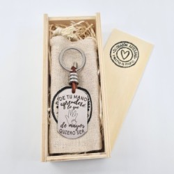 Regalo día del padre, llavero personalizado, con nombres | Dcorazon