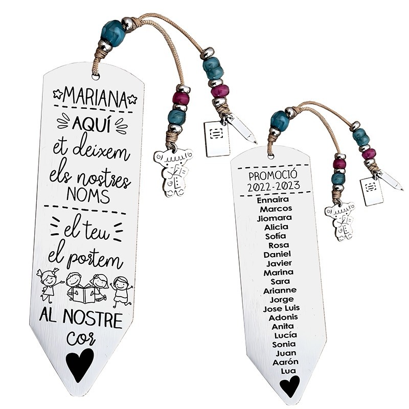 Marcapáginas personalizado | Dcorazón