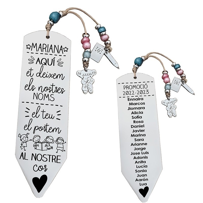 Marcapáginas personalizado | Dcorazón