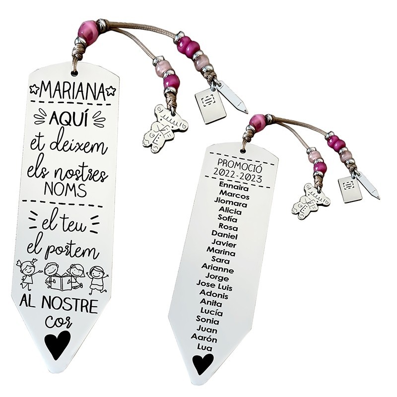 Marcapáginas personalizado | Dcorazón