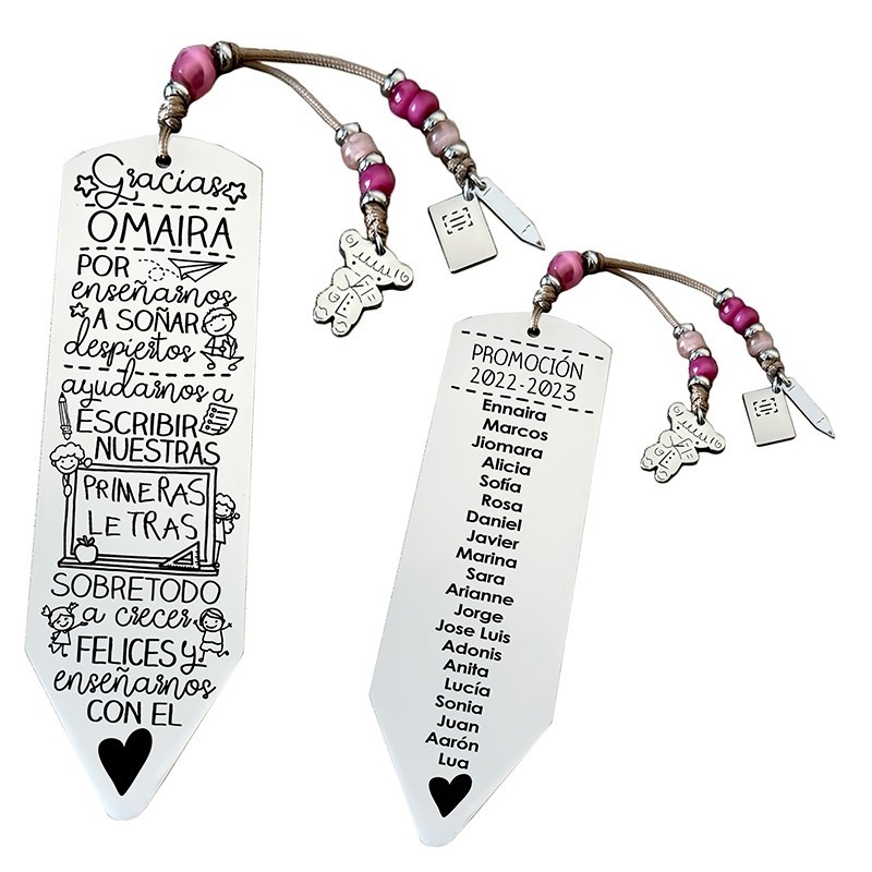 Marcapáginas personalizado | Dcorazón