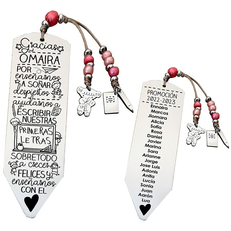 Marcapáginas personalizado | Dcorazón