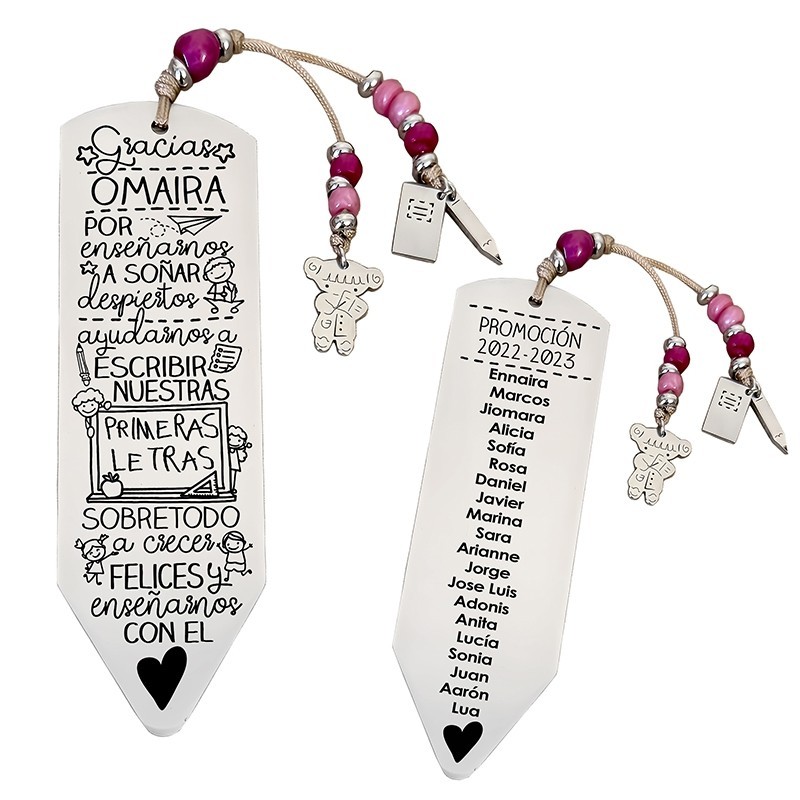 Marcapáginas personalizado | Dcorazón