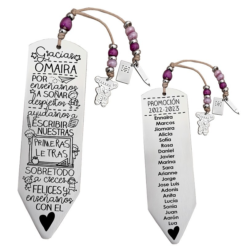 Marcapáginas personalizado | Dcorazón