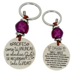 Precioso llavero para profesora| D.corazón