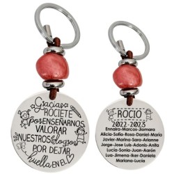 Precioso llavero para profesora| D.corazón