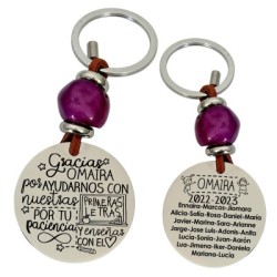 Precioso llavero para profesora| D.corazón