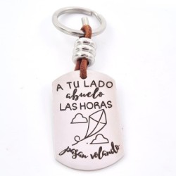 Regalo abuelo, llavero personalizado, con nombres | Dcorazon