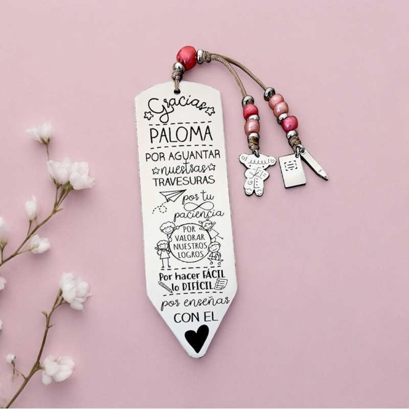 Marcapáginas personalizado | Dcorazón