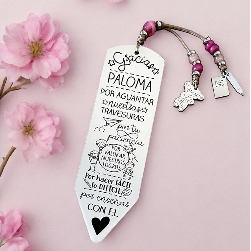 Marcapáginas personalizado | Dcorazón