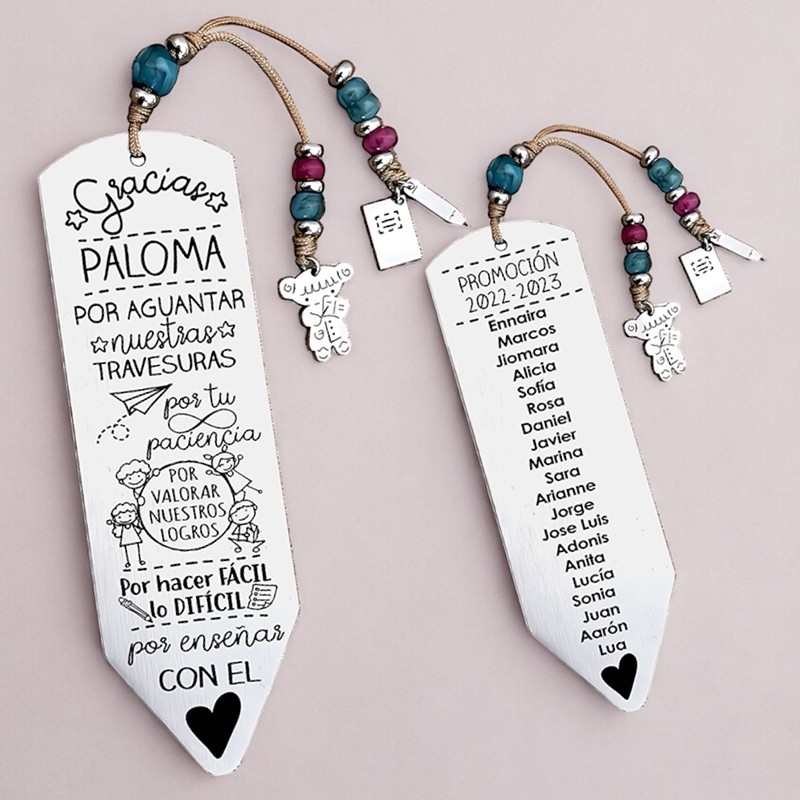 Marcapáginas personalizado | Dcorazón