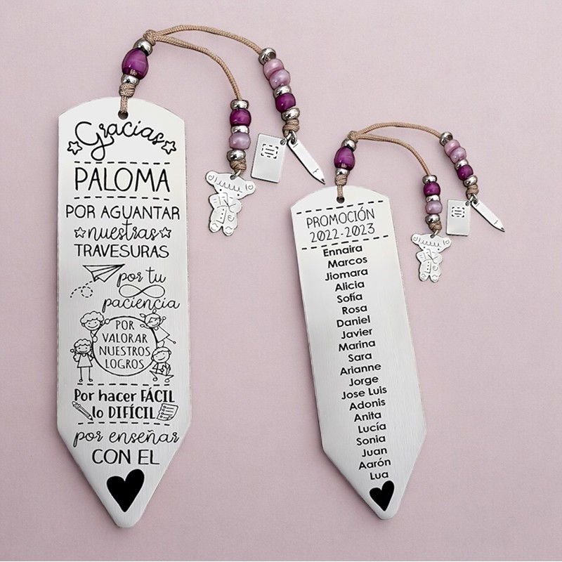 Marcapáginas personalizado | Dcorazón