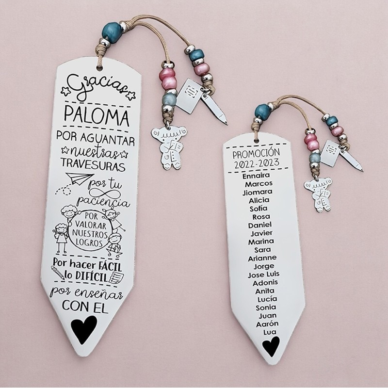 Marcapáginas personalizado | Dcorazón