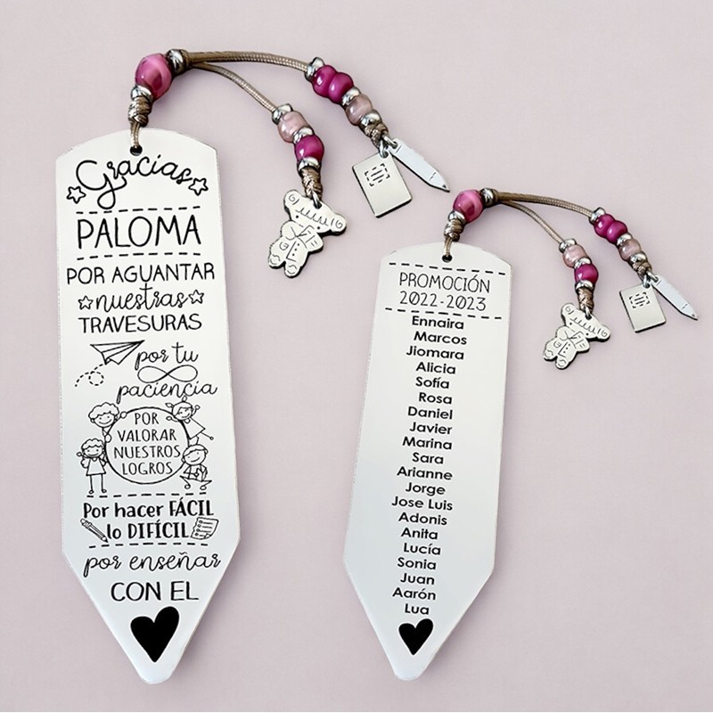 Marcapáginas personalizado | Dcorazón