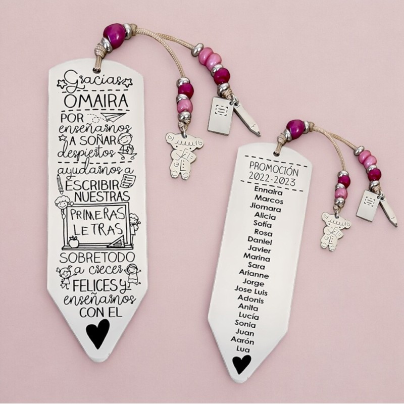 Marcapáginas personalizado | Dcorazón