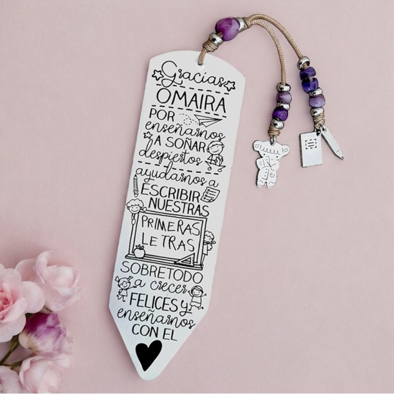 Marcapáginas personalizado | Dcorazón