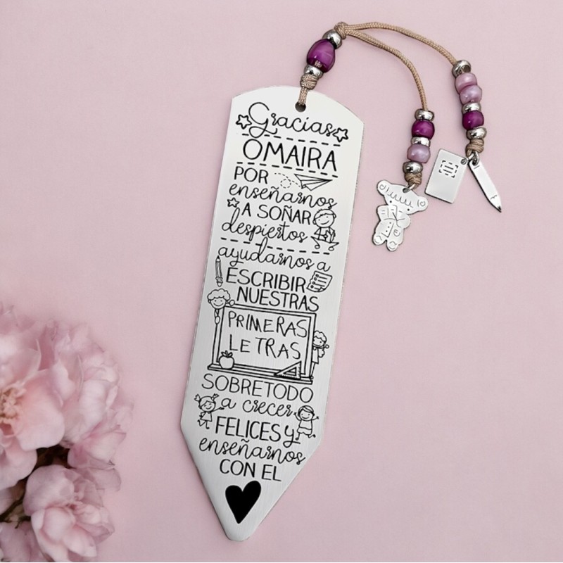 Marcapáginas personalizado | Dcorazón