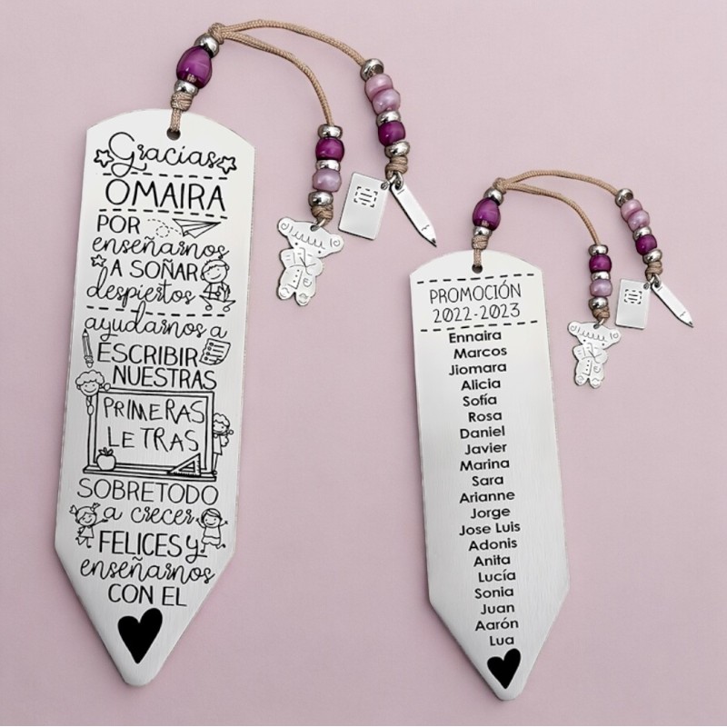 Marcapáginas personalizado | Dcorazón