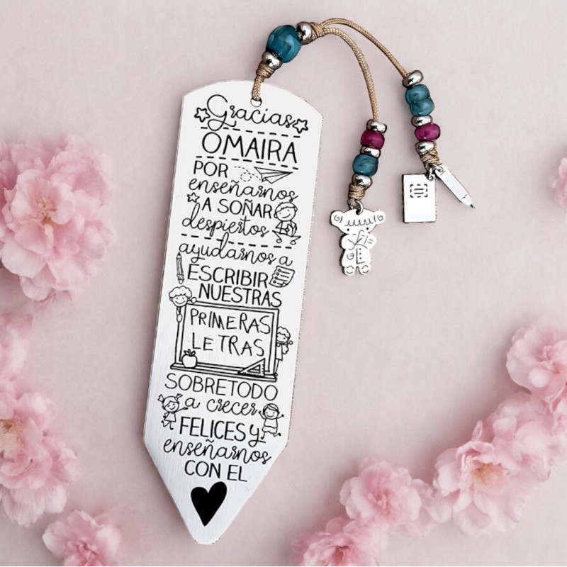 Marcapáginas personalizado | Dcorazón