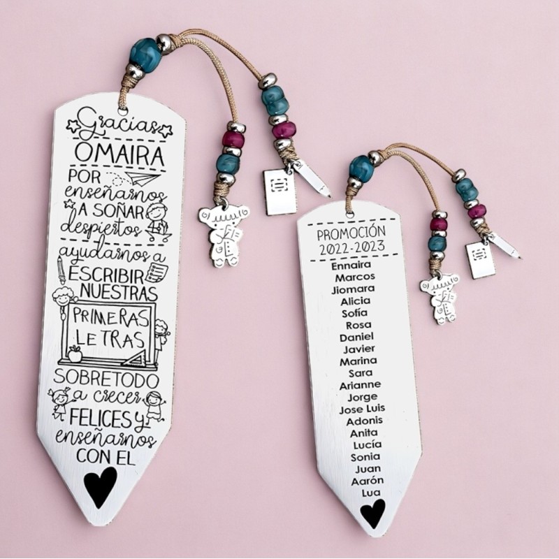 Marcapáginas personalizado | Dcorazón