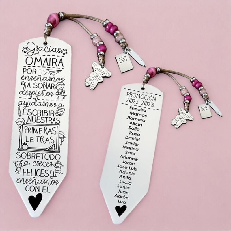 Marcapáginas personalizado | Dcorazón