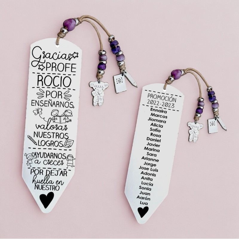 Marcapáginas personalizado | Dcorazón